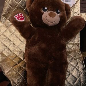 Build-A-Bear Brown Plush with Red Paw